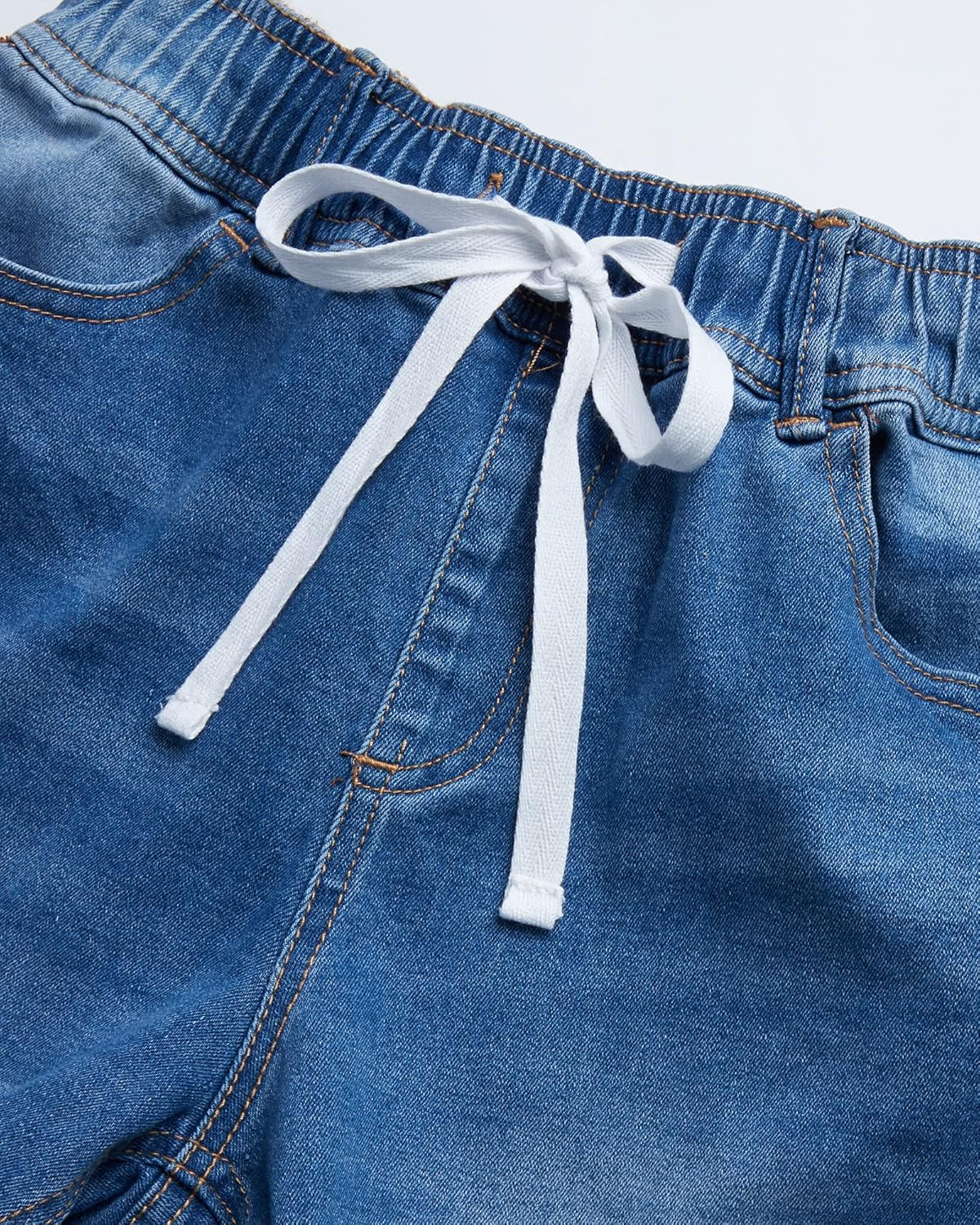 Women'S Shorts - Stretch Denim Pull on Jeans Shorts