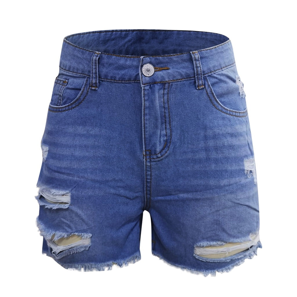 Clearance Pants, New Women Summer Short Jeans Female Pockets Wash Shorts