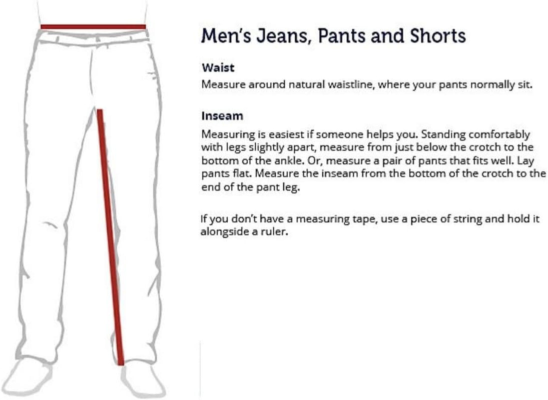 Authentics Men'S Classic Relaxed Fit Five Pocket Jean Short