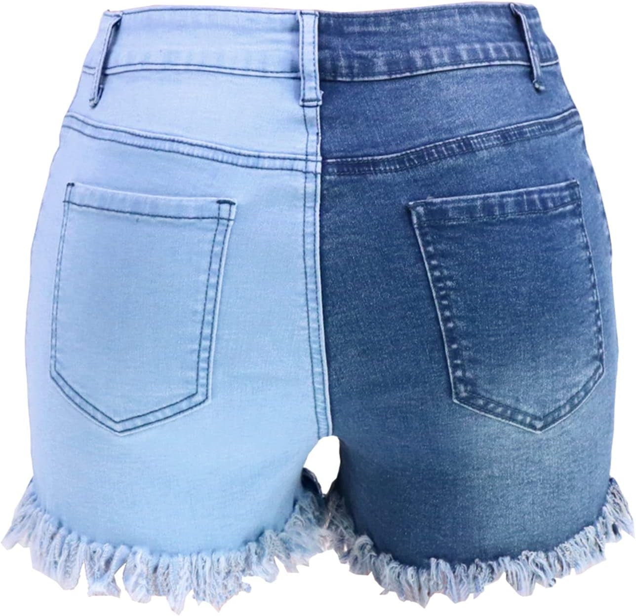 Jean Shorts Women High Waisted Stretchy Jean Shorts for Women Denim Shorts Raw Hem